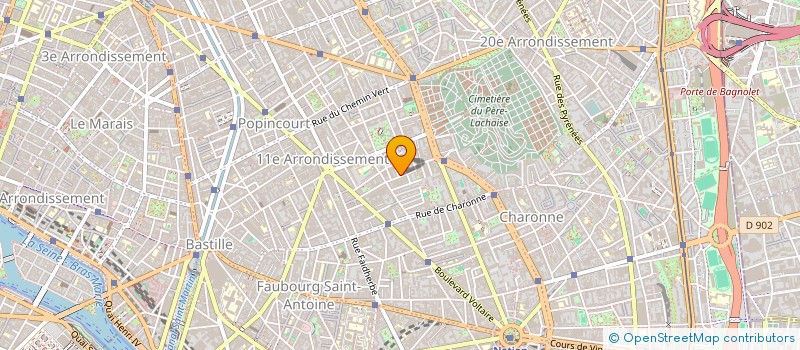localisation de l'entreprise IMPRIGRAPHIC à PARIS
