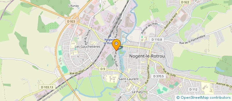 localisation de l'entreprise IMPRIM'28 à NOGENT-LE-ROTROU
