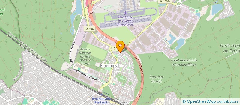 localisation de l'entreprise IMPRIM AND CO  EMERAINVILLE