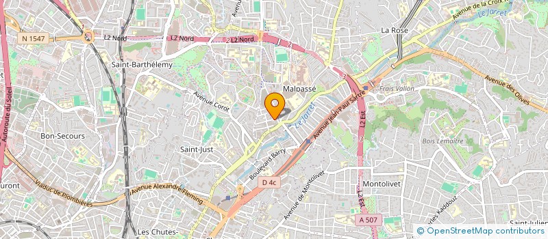 localisation de l'entreprise IMPRIM'MED à MARSEILLE