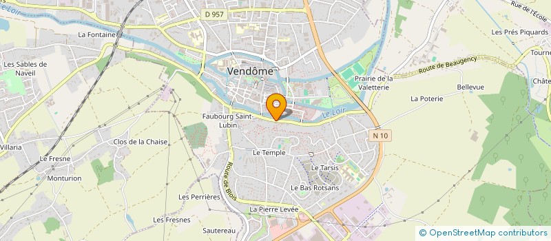 localisation de l'entreprise IMPRIM'OFFSET 41 à VENDOME