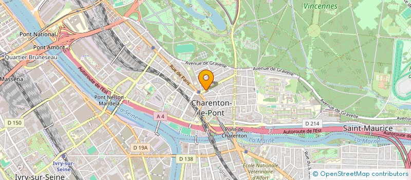 localisation de l'entreprise IMPRIM PRO SERVICES à CHARENTON-LE-PONT