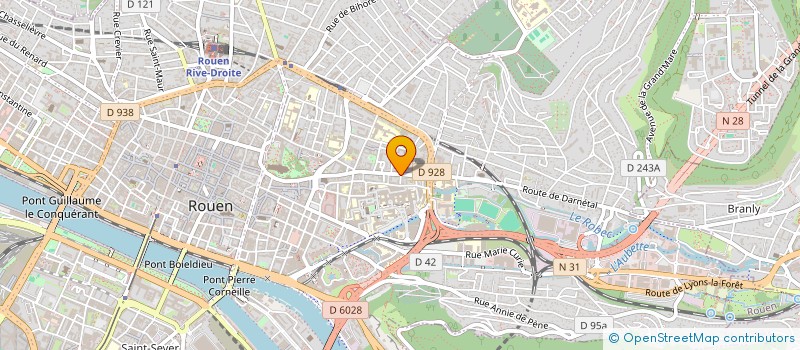 localisation de l'entreprise IMPRIM'PUB à ROUEN