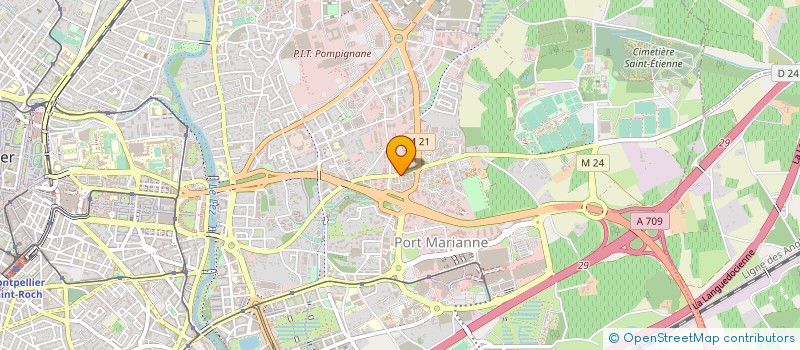 localisation de l'entreprise IMPRIM'SYSTEMS à MONTPELLIER