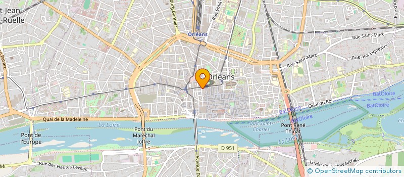 localisation de l'entreprise IMPRIMATUR à ORLEANS