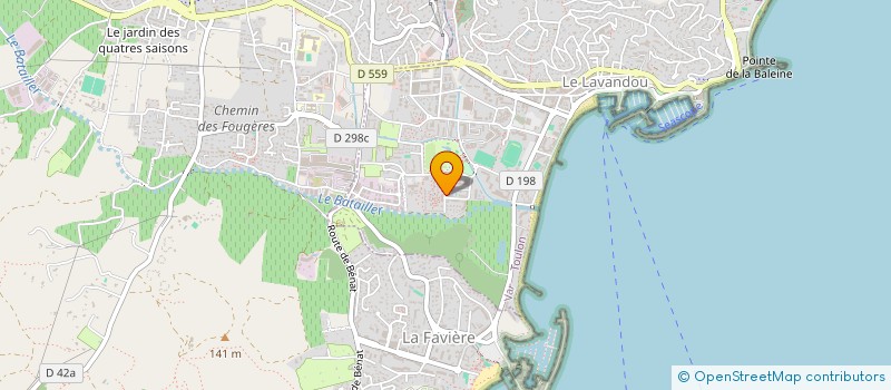 localisation de l'entreprise IMPRIMERIE 83 à LE LAVANDOU