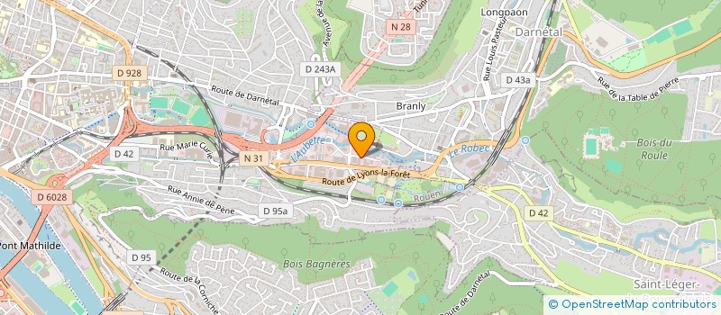 localisation de l'entreprise IMPRIMERIE A VALLEE à ROUEN