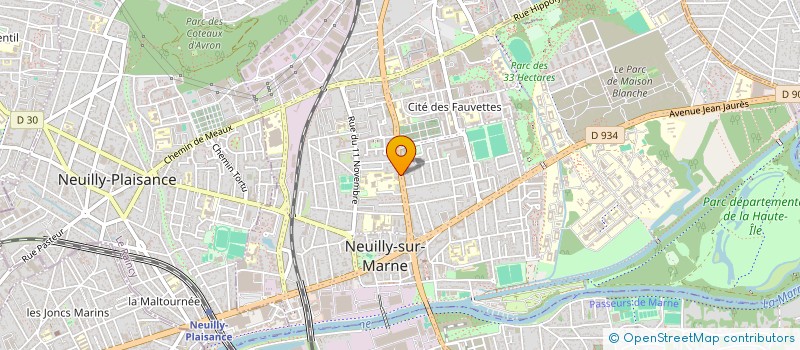 localisation de l'entreprise IMPRIMERIE ALEXANDRE MENARD à NEUILLY-SUR-MARNE