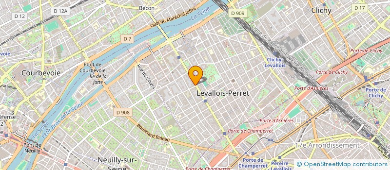 localisation de l'entreprise IMPRIMERIE AREDIS à LEVALLOIS-PERRET
