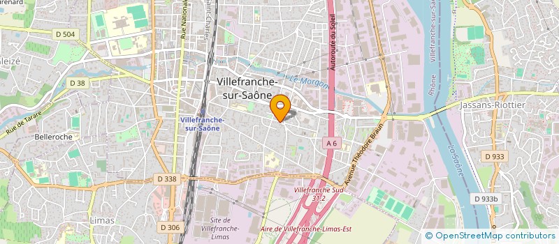 localisation de l'entreprise IMPRIMERIE AUGAGNEUR à VILLEFRANCHE-SUR-SAONE