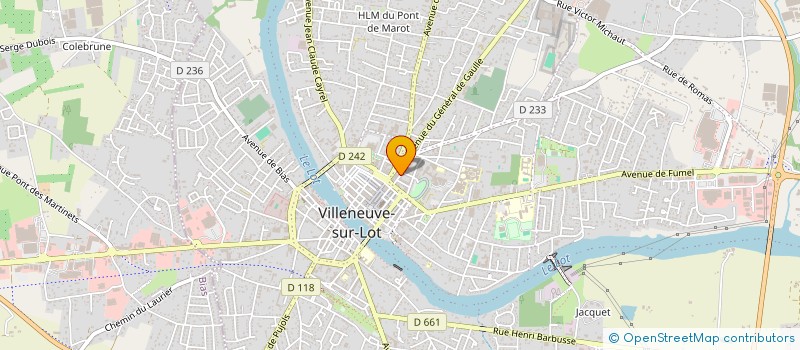 localisation de l'entreprise IMPRIMERIE BADOR  VILLENEUVE-SUR-LOT