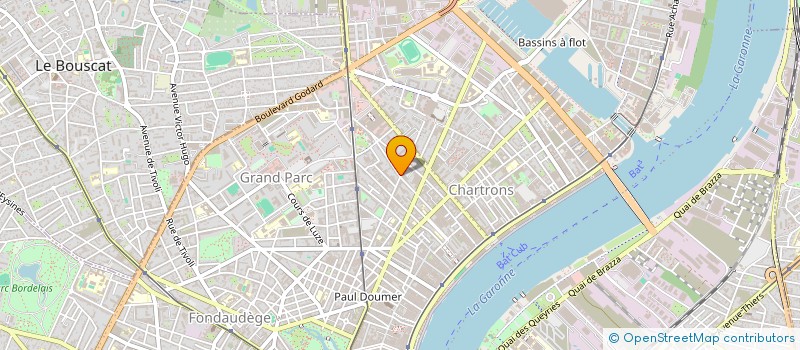 localisation de l'entreprise IMPRIMERIE BAILLET à BORDEAUX