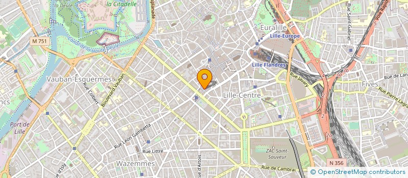 localisation de l'entreprise IMPRIMERIE BAILLY à LILLE
