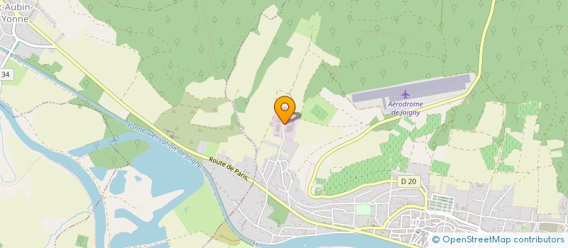 localisation de l'entreprise IMPRIMERIE BAUDELAIRE  JOIGNY