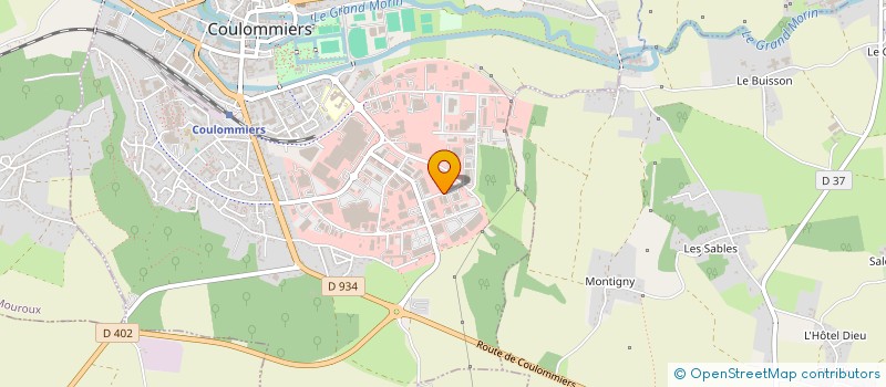 localisation de l'entreprise IMPRIMERIE BEAUDOIN à COULOMMIERS