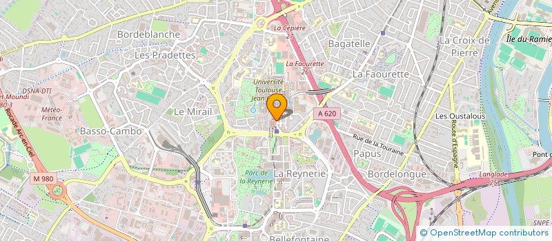 localisation de l'entreprise IMPRIMERIE BELAICHE à TOULOUSE
