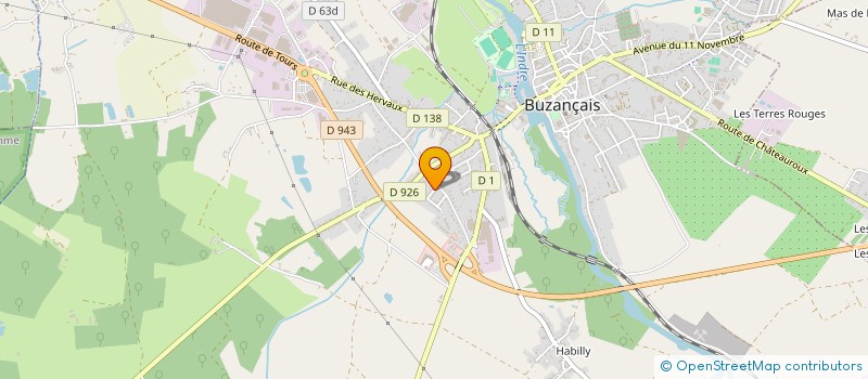localisation de l'entreprise IMPRIMERIE BODIN à SAINT-LACTENCIN