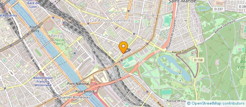 localisation de l'entreprise IMPRIMERIE BOREL à PARIS