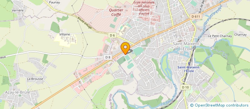 localisation de l'entreprise IMPRIMERIE BOUCHET  SAINT-MAIXENT-L'ECOLE