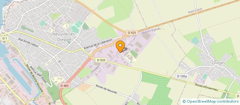 localisation de l'entreprise IMPRIMERIE CAPLAIN à DIEPPE