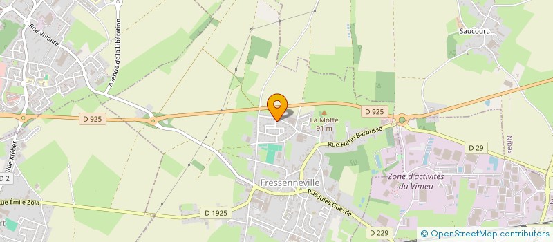 localisation de l'entreprise IMPRIMERIE CARRE à FRESSENNEVILLE