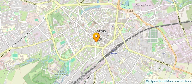 localisation de l'entreprise IMPRIMERIE CENTRALE ARTOIS à ARRAS