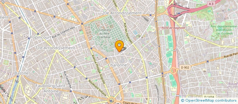 localisation de l'entreprise IMPRIMERIE CHAUFFOUR à PARIS