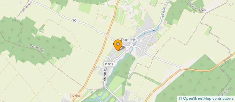 localisation de l'entreprise IMPRIMERIE CHEDOZ SARL  MILLY-LA-FORET