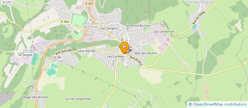 localisation de l'entreprise IMPRIMERIE CHOPARD à MAICHE
