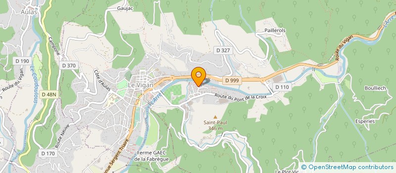 localisation de l'entreprise IMPRIMERIE CLEMENT  AVEZE