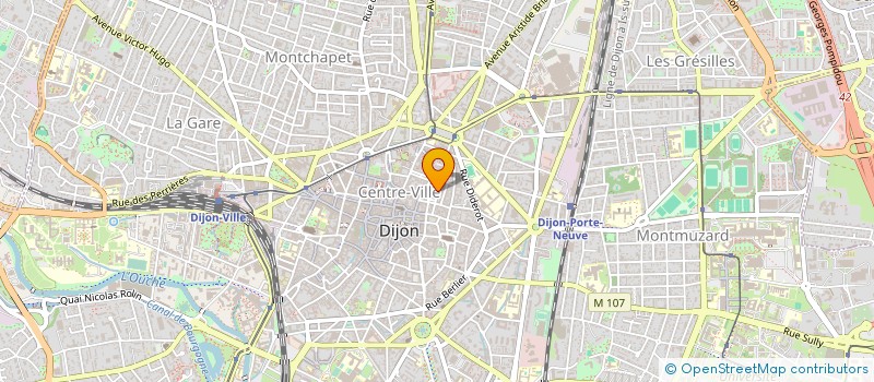 localisation de l'entreprise IMPRIMERIE COQUART FRERES à DIJON