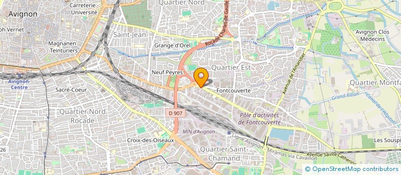 localisation de l'entreprise IMPRIMERIE CORNU à AVIGNON