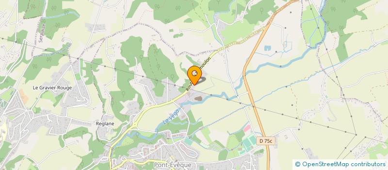 localisation de l'entreprise IMPRIMERIE DAUPHINOISE à PONT-EVEQUE