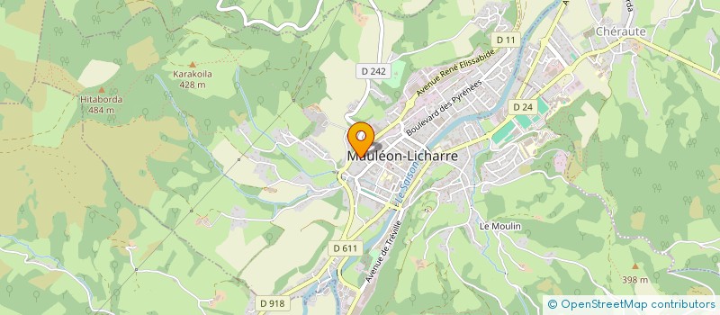 localisation de l'entreprise IMPRIMERIE DE ARCE à MAULEON-LICHARRE