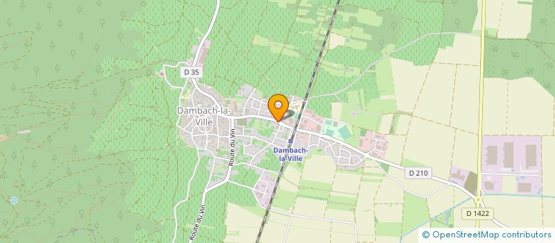 localisation de l'entreprise IMPRIMERIE DE BERNSTEIN  DAMBACH-LA-VILLE