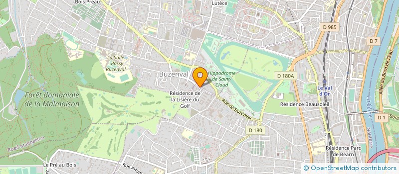 localisation de l'entreprise IMPRIMERIE DE BUZENVAL à RUEIL-MALMAISON