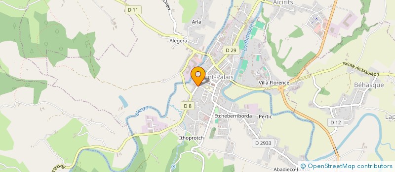 localisation de l'entreprise IMPRIMERIE DE LA BASSE NAVARRE à SAINT-PALAIS