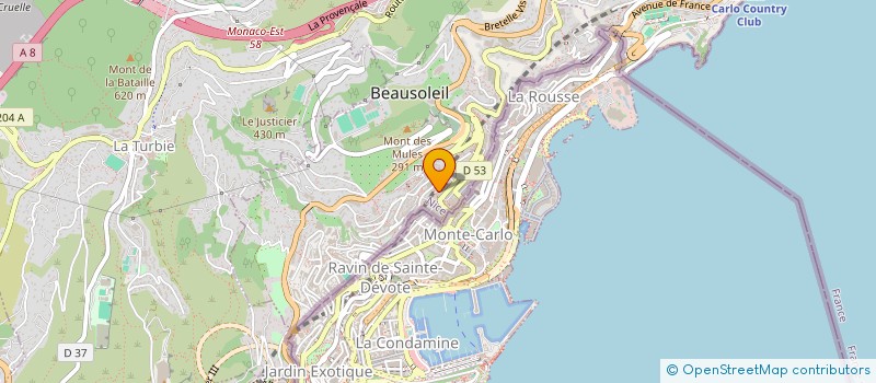 localisation de l'entreprise IMPRIMERIE DE LA CITE à BEAUSOLEIL