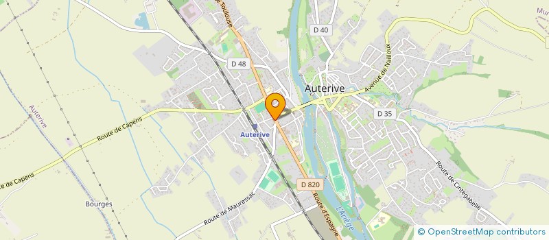 localisation de l'entreprise IMPRIMERIE DE LA MADELEINE à AUTERIVE
