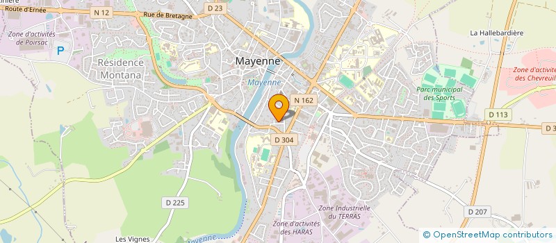 localisation de l'entreprise IMPRIMERIE DE LA MANUTENTION à MAYENNE