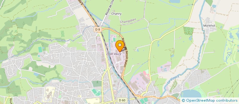 localisation de l'entreprise IMPRIMERIE DE LA PLAINE MONTBRISON IPM  MONTBRISON