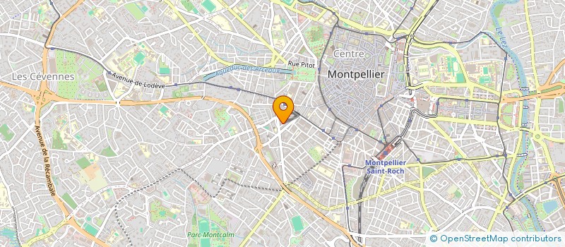 localisation de l'entreprise IMPRIMERIE DE LA PRESSE à MONTPELLIER