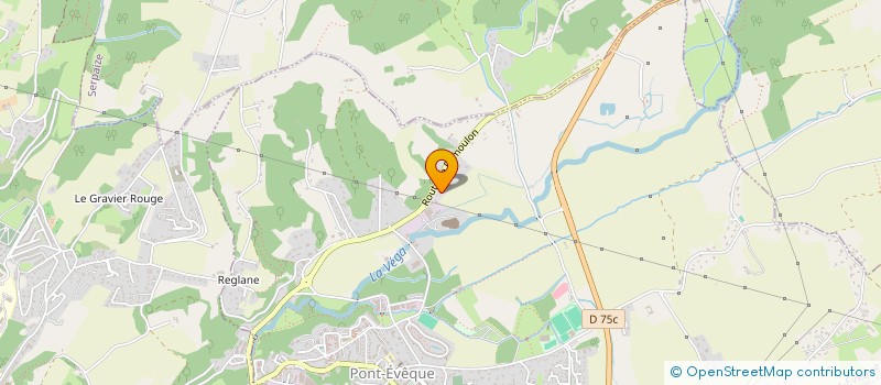 localisation de l'entreprise IMPRIMERIE DE LA TOUR DAUPHINOISE  PONT-EVEQUE