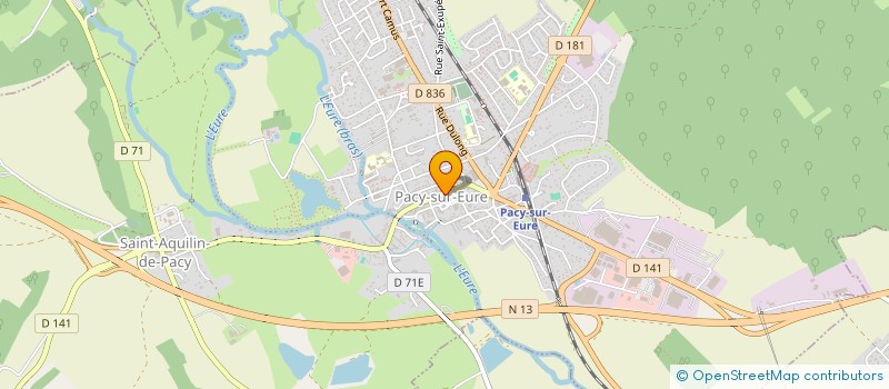 localisation de l'entreprise IMPRIMERIE DE LA VALLEE DE L EURE  PACY-SUR-EURE