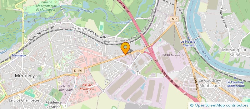localisation de l'entreprise IMPRIMERIE DE PONTHIERRY à ORMOY
