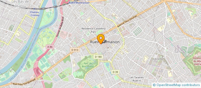localisation de l'entreprise IMPRIMERIE DE RUEIL à RUEIL-MALMAISON