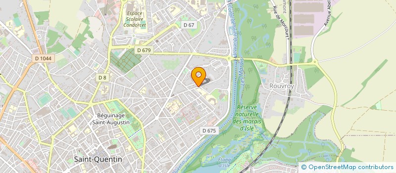 localisation de l'entreprise IMPRIMERIE DEBREZ à SAINT-QUENTIN