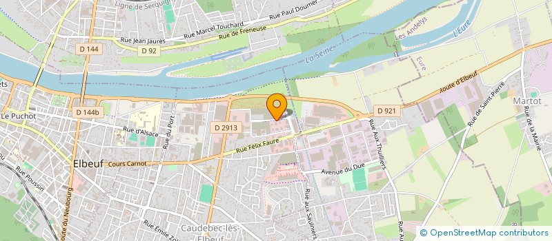 localisation de l'entreprise IMPRIMERIE DELATRE & FILS à CAUDEBEC-LES-ELBEUF