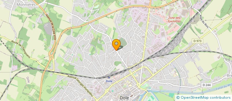 localisation de l'entreprise IMPRIMERIE DEMUS SARL à DOLE