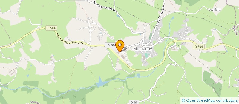 localisation de l'entreprise IMPRIMERIE DES ARTS GRAPHIQUES  MONTAGNY